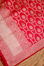Handwoven Pink Banarasi Katan Silk Suit