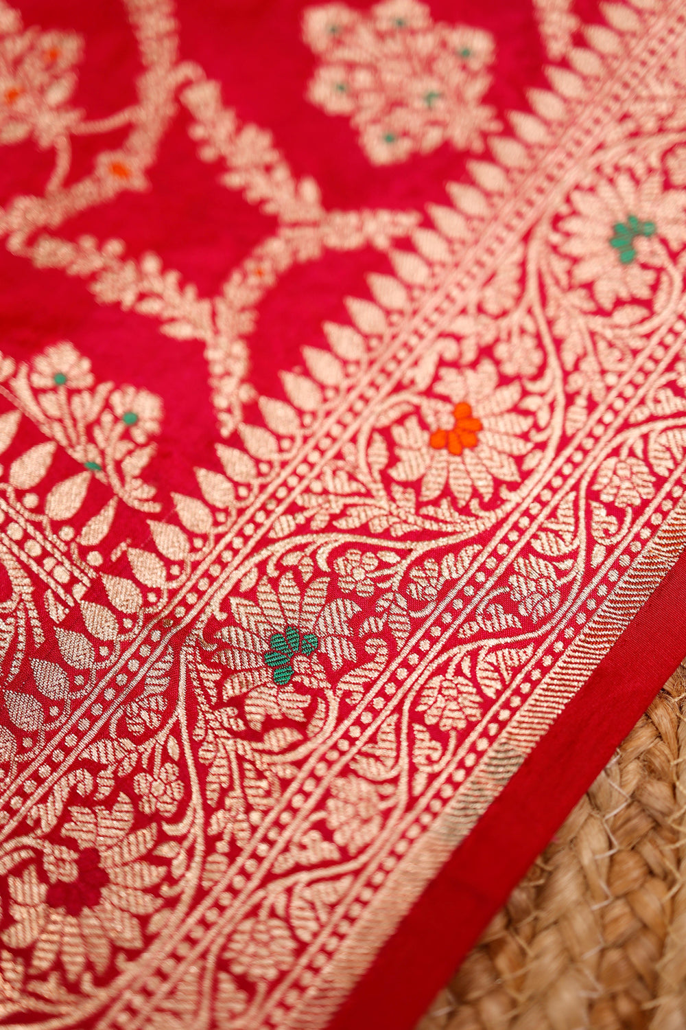 Handwoven Pink Banarasi Katan Silk Suit
