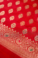 Handwoven Pink Banarasi Katan Silk Suit