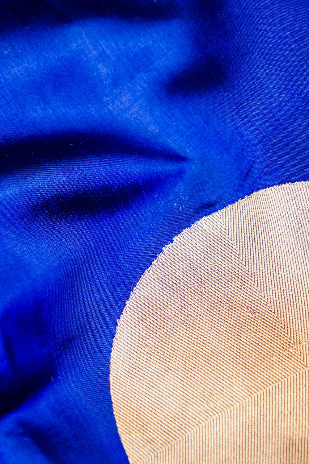 Handwoven Blue Banarasi Katan Soft Silk Saree