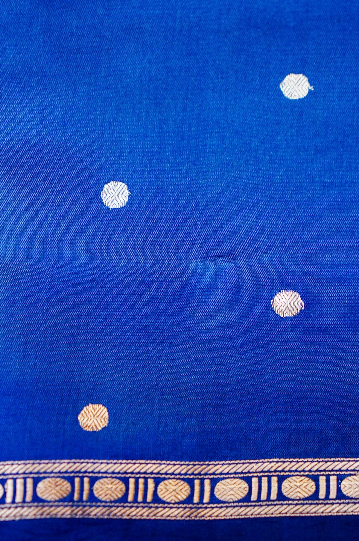 Handwoven Blue Banarasi Katan Soft Silk Saree