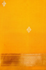 Handwoven Yellow Banarasi Katan Soft Silk Saree