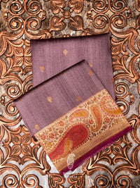 Handwoven Banarasi Tussar Silk Saree
