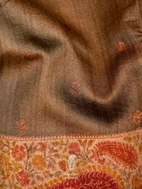 Handwoven Banarasi Tussar Silk Saree