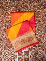 Handwoven Banarasi Tussar Silk Saree