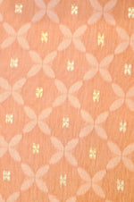 Designer Pastel Orange Chanderi Silk Suit