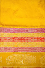 Handwoven Red Banarasi Katan Silk Saree