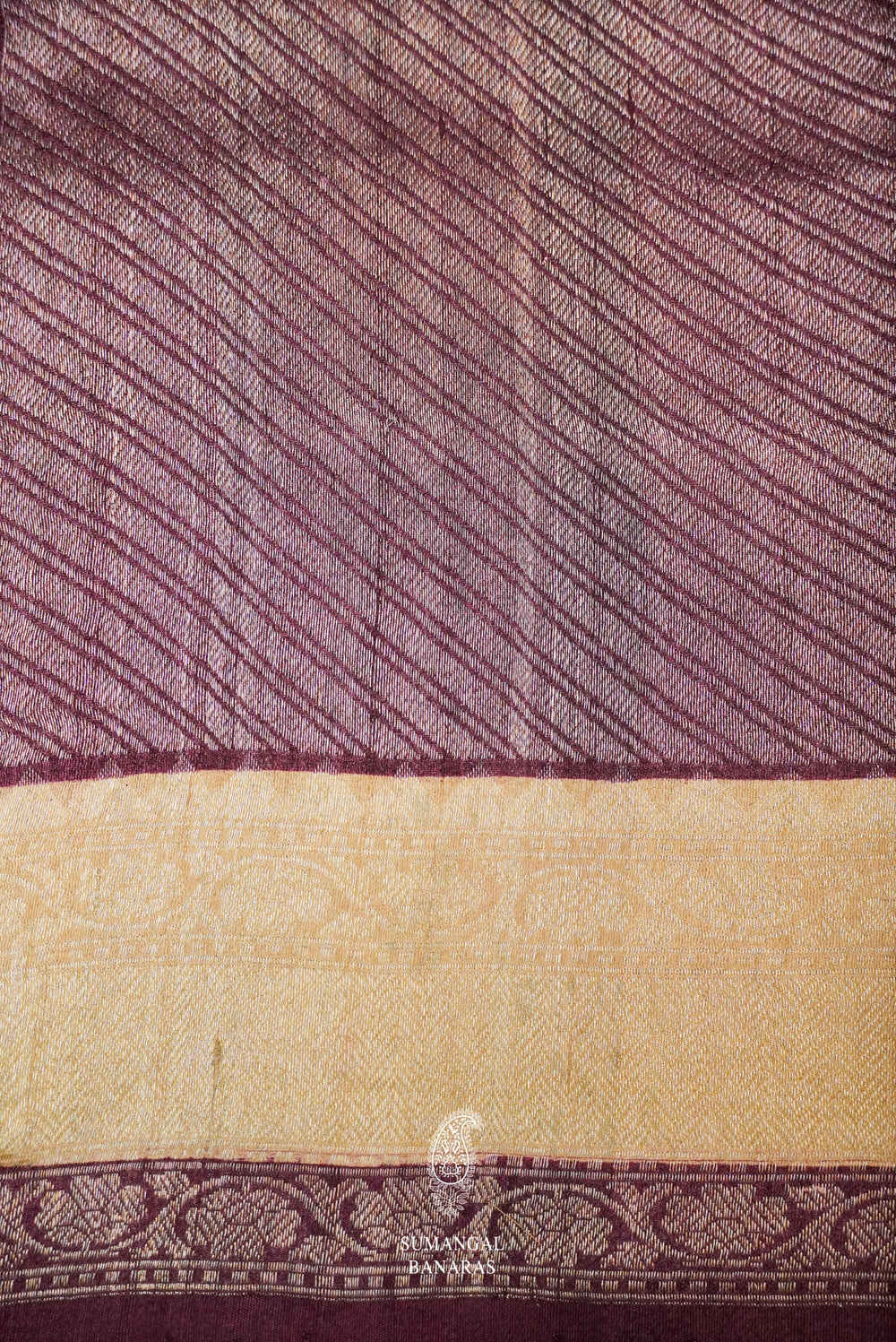 Handwoven Rangkat Banarasi Tussar Silk Saree
