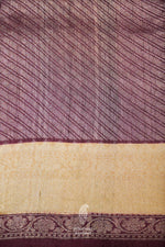 Handwoven Rangkat Banarasi Tussar Silk Saree