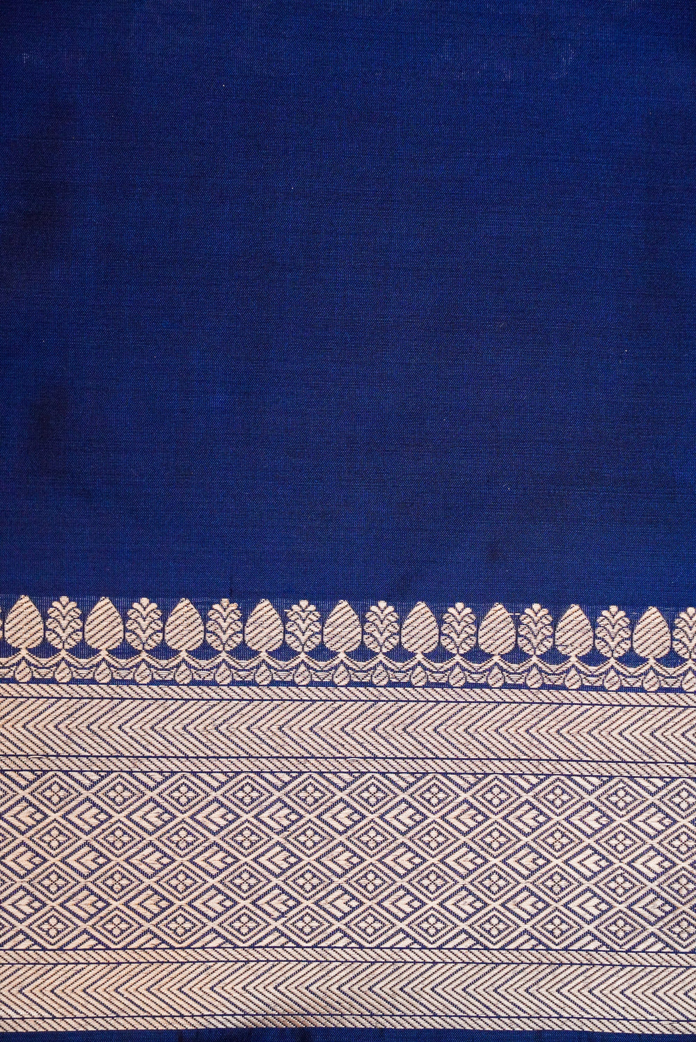 Handwoven Royal Blue Banarasi Katan Silk Saree