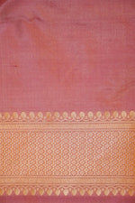 Handwoven Onion Pink Banarasi Katan Silk Saree