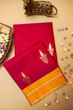 Handwoven Red Banarasi Katan Silk Saree