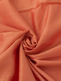 Handwoven Orange Banarasi Linen Suit