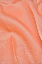 Handwoven Peach Banarasi Organza Saree