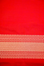 Handwoven Red Banarasi Katan Silk Saree