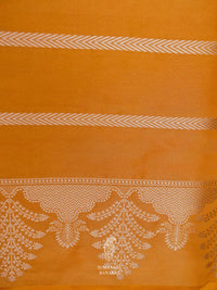 Handwoven Beige Banarasi Tissue Katan Silk Saree