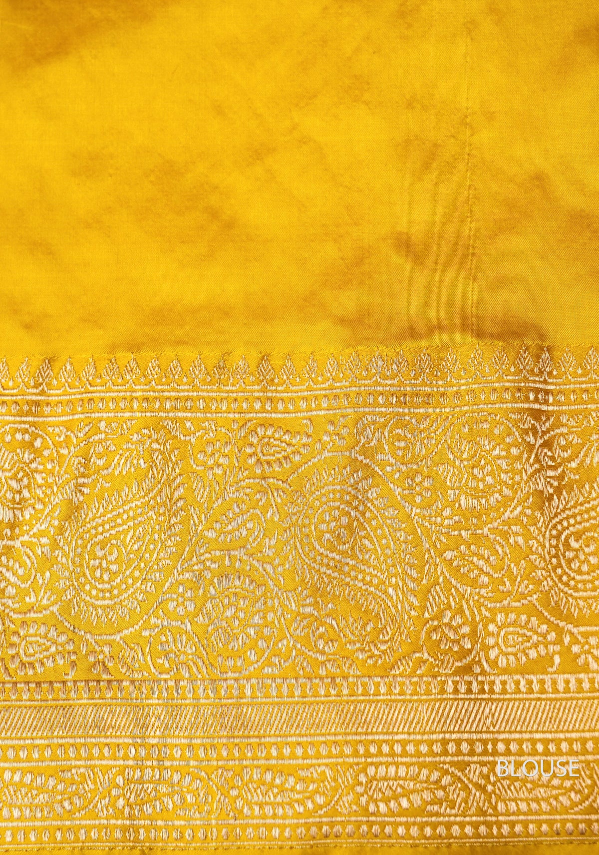 Handwoven Irish Beige Katan Silk Saree