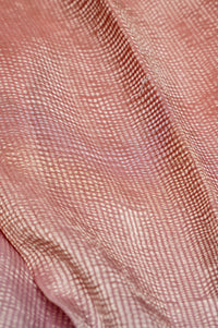 Handwoven Dual Color Banarasi Crush Tissue Silk Saree