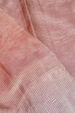 Handwoven Dual Color Banarasi Crush Tissue Silk Saree