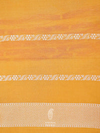 Handwoven Orange  Banarasi Tissue Katan Silk Saree