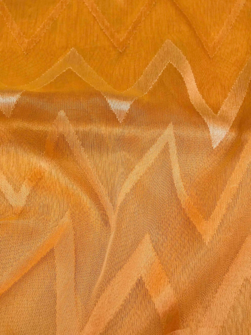Handwoven Subtle gold Banaras Kora Organza Silk Saree