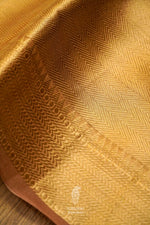 Handwoven Banarsi Flexing Gold Tissue Silk Saree