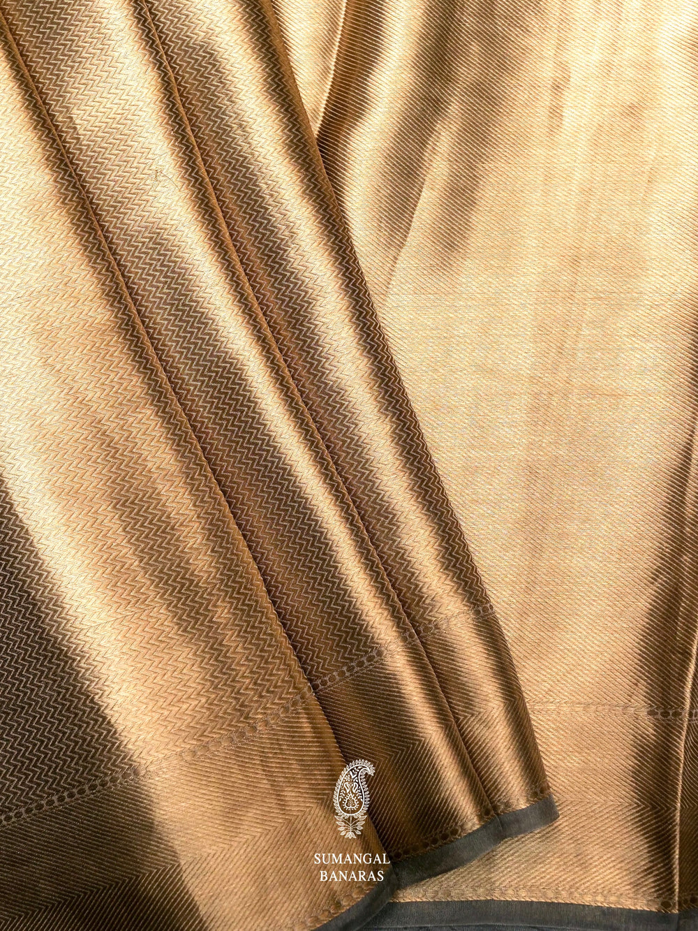 Handwoven Banarasi Grey Tissue Saree