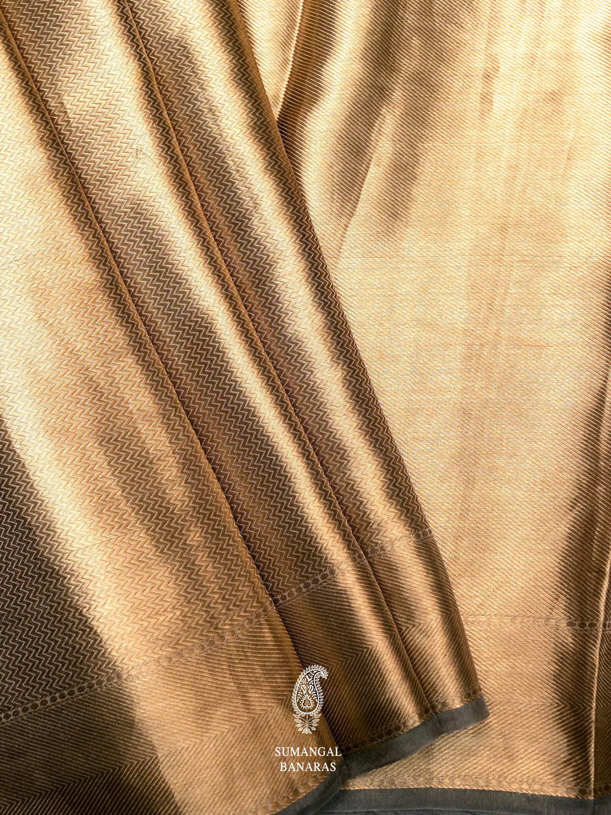 Handwoven Banarasi Grey Tissue Saree