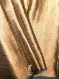 Handwoven Banarasi Grey Tissue Saree