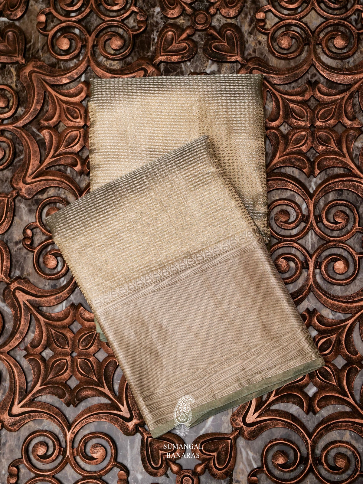 Handwoven Banarasi Tissue Saree