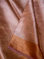 Handwoven Banarasi Lavender Tissue Silk Saree