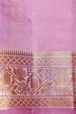 Handwoven Ligh Pink Banarasi Katan Soft Silk Saree