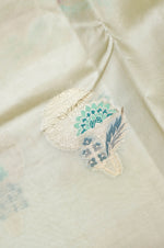 Handwoven Off White Banarasi Katan Soft Silk Saree