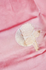 Handwoven Baby Pink Banarasi Katan Soft Silk Saree