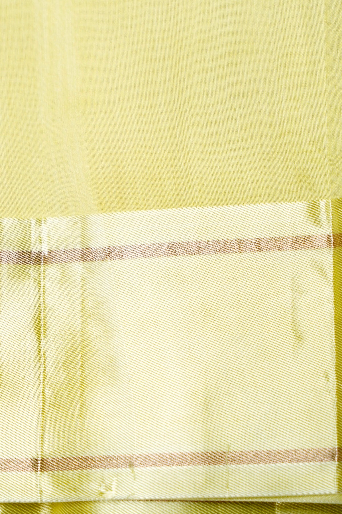 Handwoven Lemon Yellow Banarasi Katan Soft Silk Saree