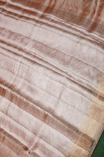 Handwoven Onion Pink Banarasi Tissue Silk Saree