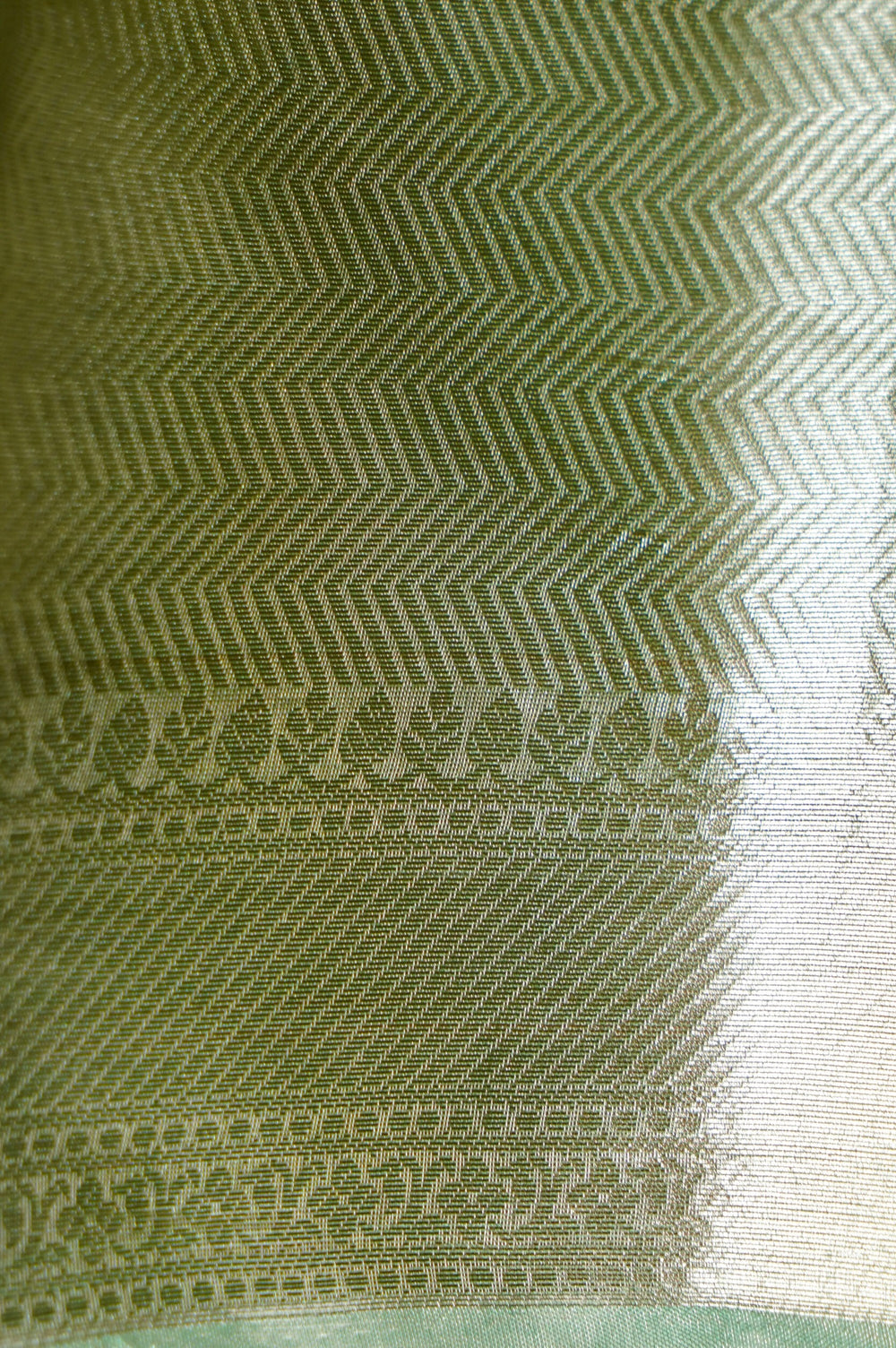 Handwoven Sea Green Banarasi Tissue Silk Saree