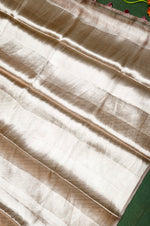 Handwoven Light Pink Banarasi Tissue Silk Saree