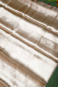 Handwoven Light Pink Banarasi Tissue Silk Saree