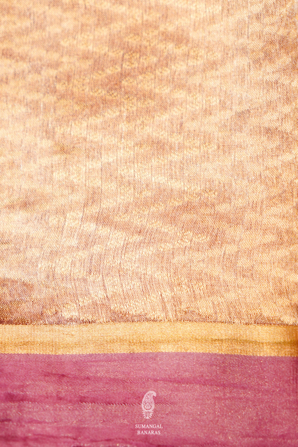 Handwoven Rangkat Banarasi Tissue Silk Saree