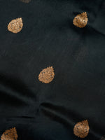 Handwoven Black Banarasi Organza Saree