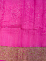 Handwoven Black Banarasi Organza Saree