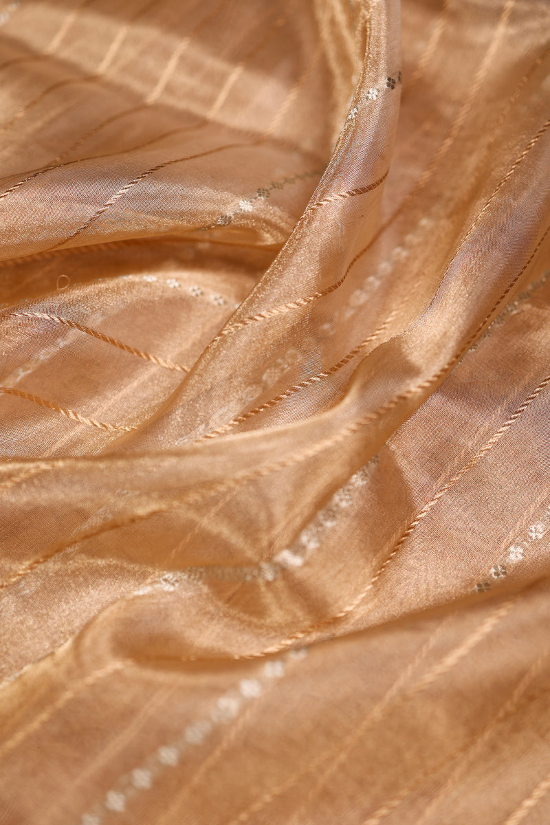 Handwoven Pink Banarasi Katan Silk Suit