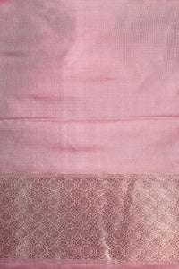 Handwoven Pink Banarasi Katan Silk Suit