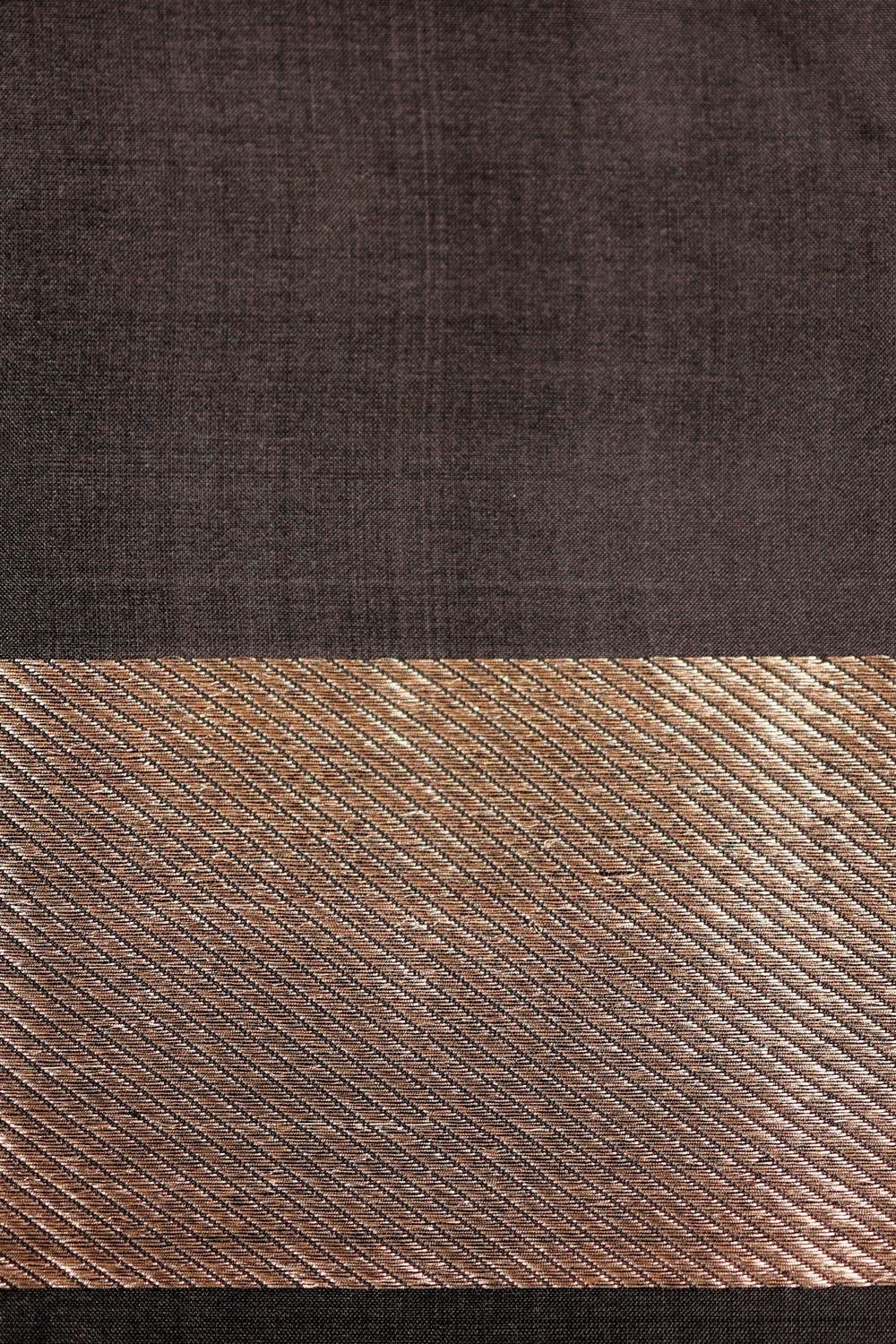 Handwoven Black Banarasi Katan Silk Suit