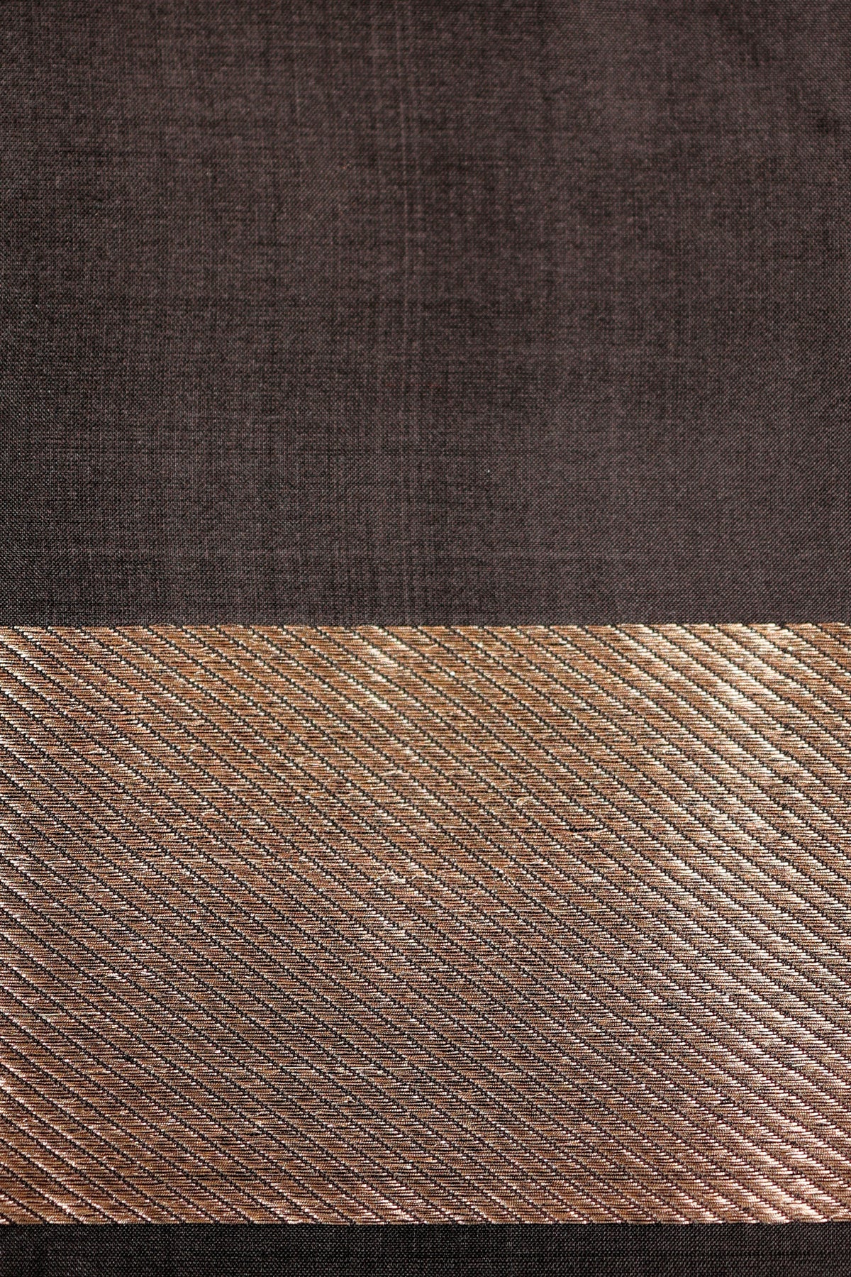 Handwoven Black Banarasi Katan Silk Suit