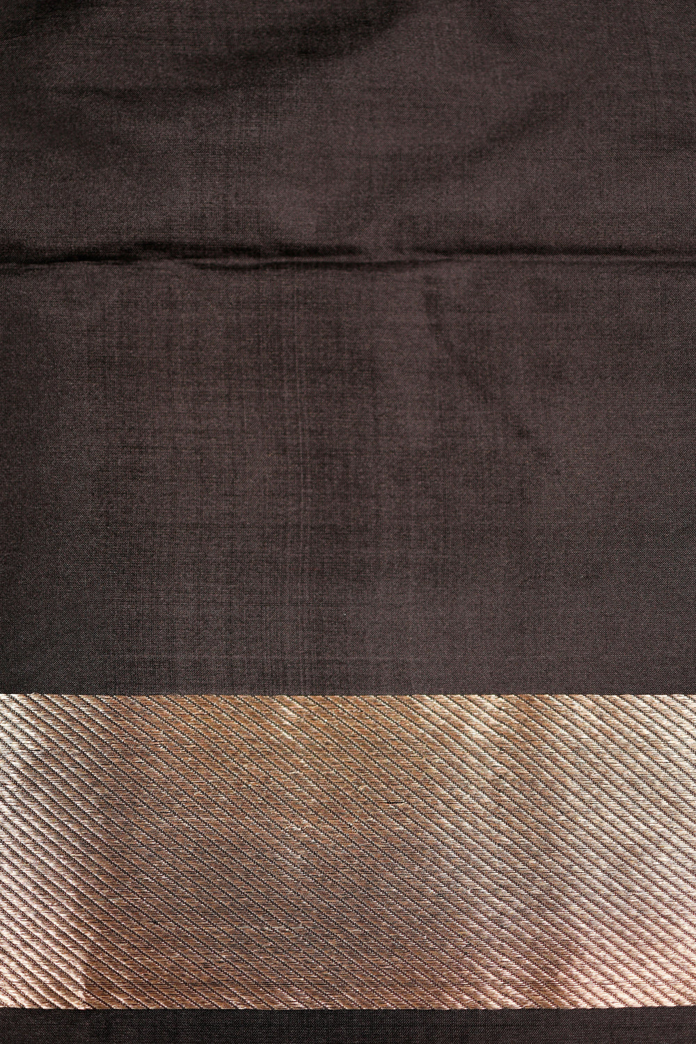 Handwoven Black Banarasi Katan Silk Suit