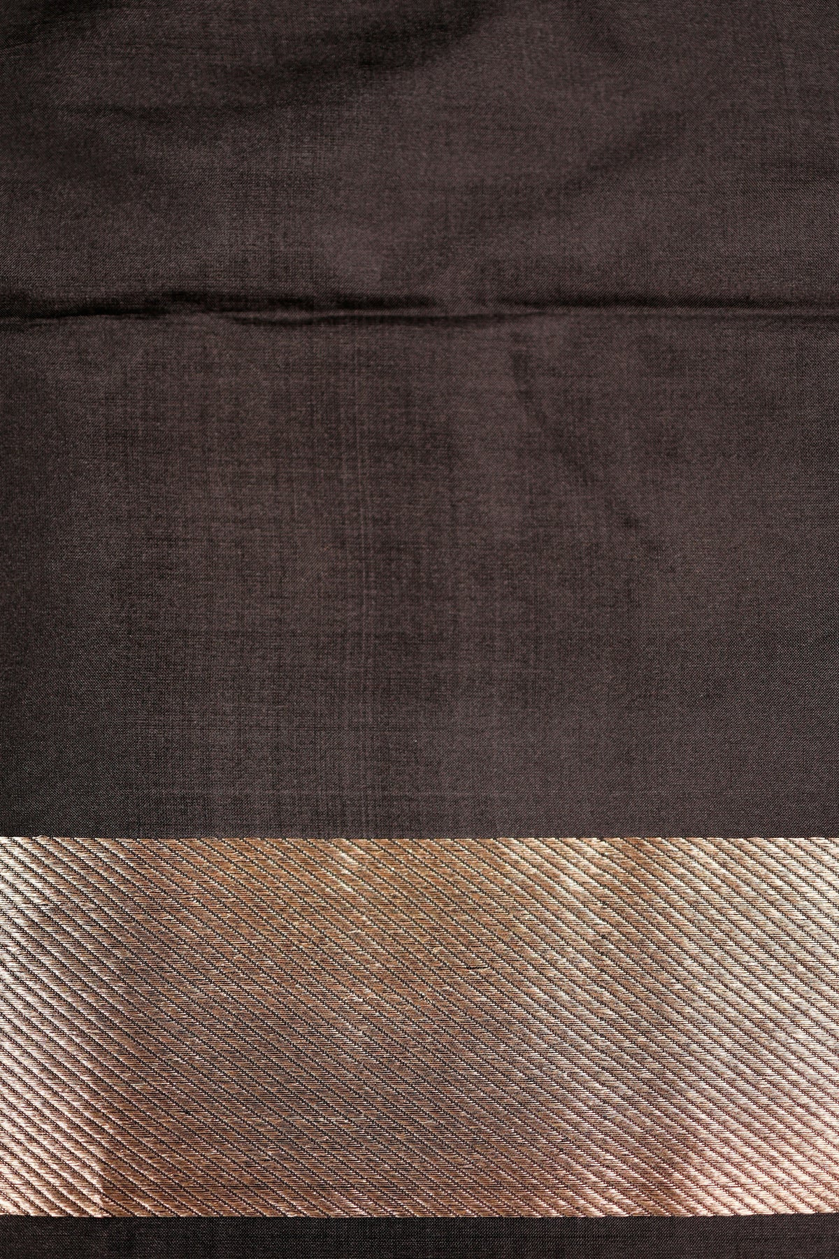 Handwoven Black Banarasi Katan Silk Suit