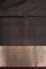 Handwoven Black Banarasi Katan Silk Suit