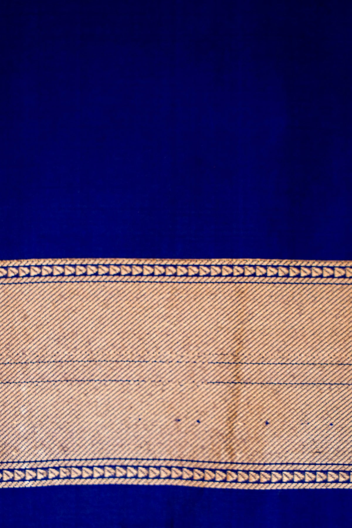 Handwoven Blue Banarasi Katan Silk Saree